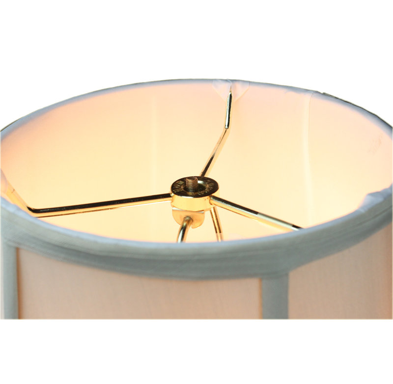 Abat-jour cloche en lin 16 "(à vis), Beige