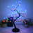 108 Led Tabletop Tree Light Led Desk Lamp Artificial Tree For Home Office Decorative Branches For Party Halloween Holiday Battery USB Operated Bonsai With Timer(Multicoloured)