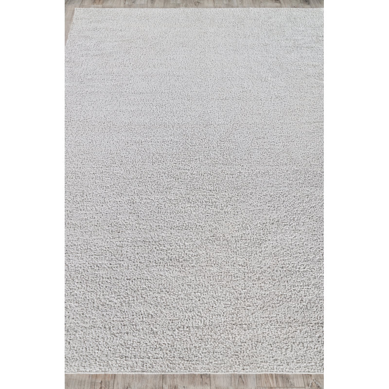 Morello Hand Made Area Rug in Ivory, Rectangle 9' x 15'