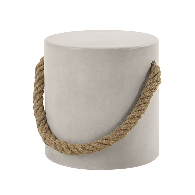 Table d'appoint en béton gris moderne Modern