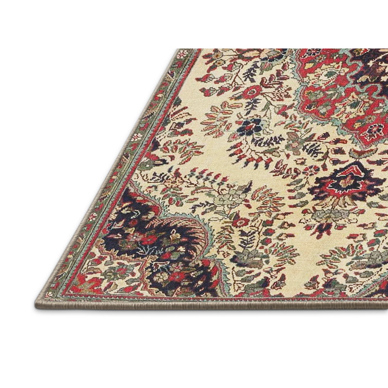 Tapis oriental beige, Rectangle 5 pi x 8 pi