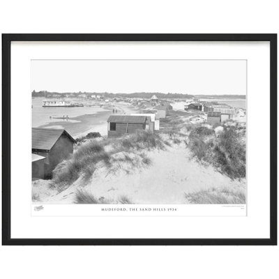 Mudeford, The Sand Hills 1934 by Francis Frith - Single Picture Frame Print