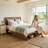Modern Farmhouse Platform Storage Bed with Concealed Compartments and Open Cubbies-1103158306-1103158307