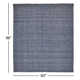 Fleurette Handmade Blue Rug
