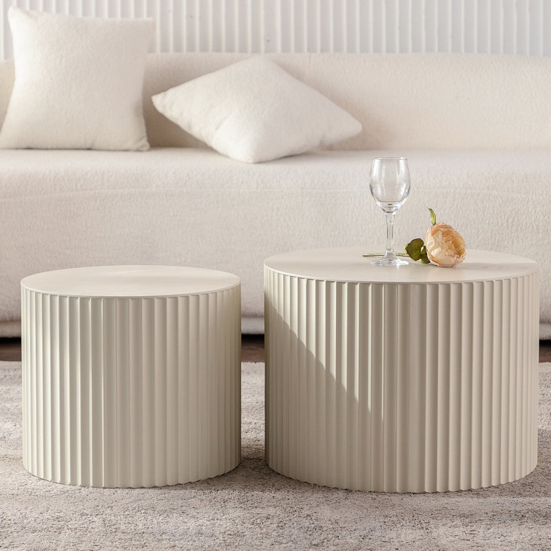 2 tables basses Modern Modern Beige