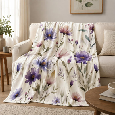Jeté douillet en flanelle Cozy