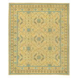 Etienne Wool Geometric Area Rug in Beige/Blue