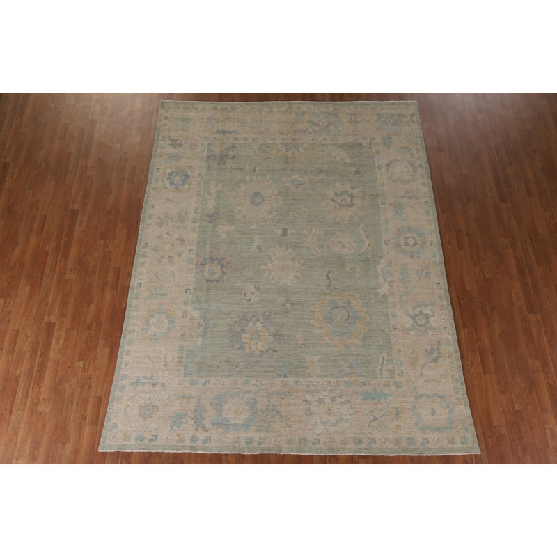 Vegetable Dye Oushak Handmade Area Rug 8x10