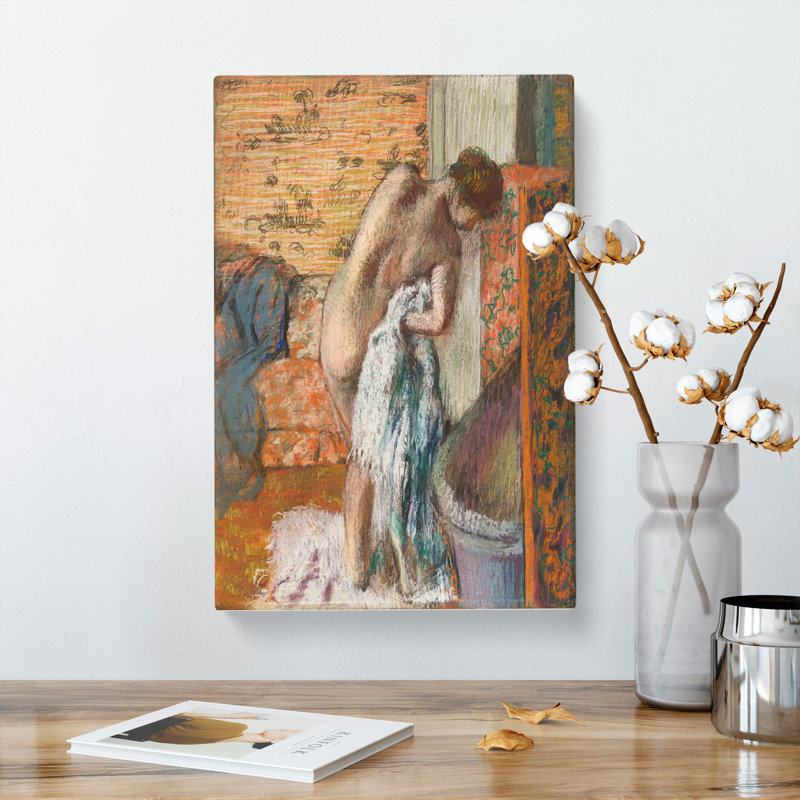 Nude Woman Vol.3 by Edgar Degas - Wrapped Canvas Painting, 60cm H x 40cm W x 3cm D