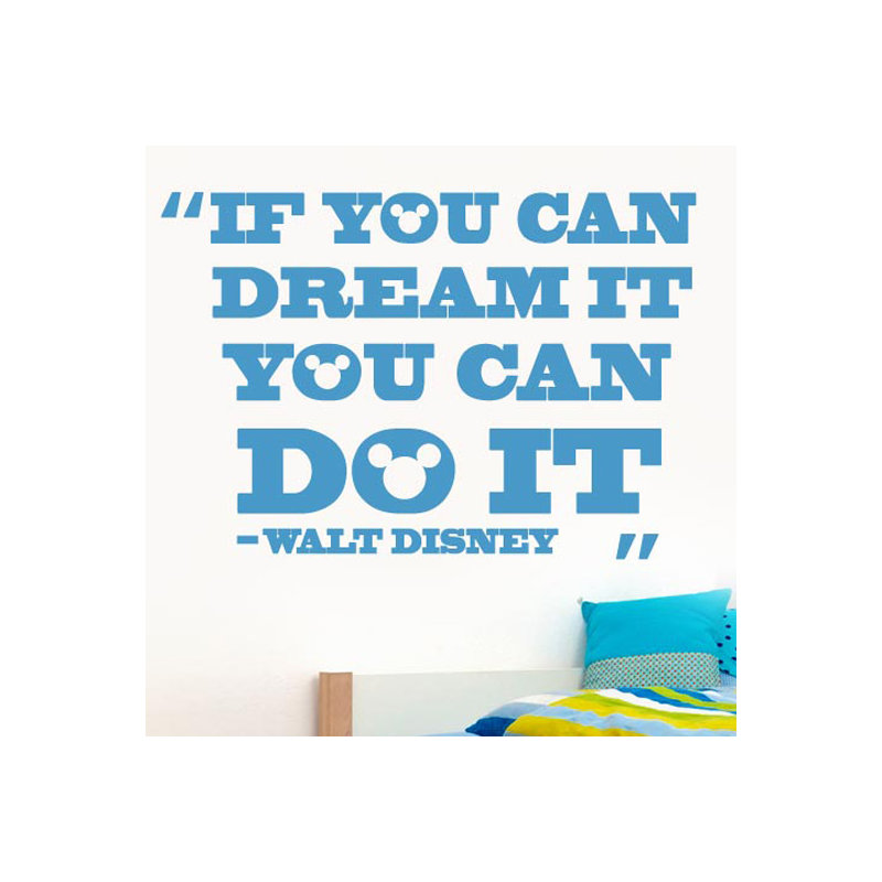 Wall Decal, Blue, Large