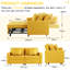 2 Seater Linen Sofa Bed-896693839