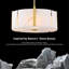 Lustre tambour 4 lumières faux albâtre-771952341