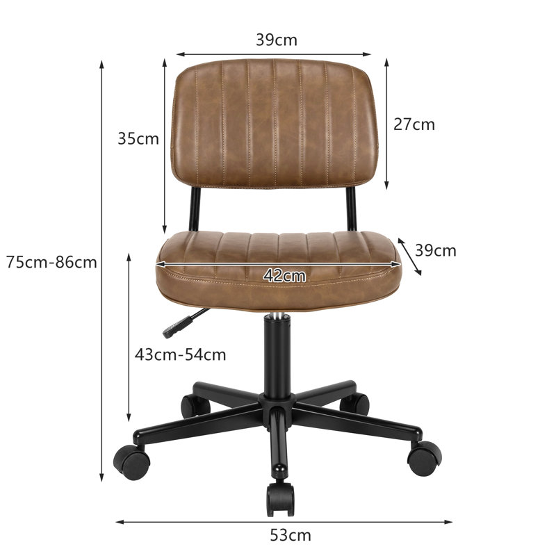 Borough Wharf Tobiason Office Chair, Brown