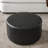 24" Wide Faux Leather Round Upholstered Ottoman-435419743