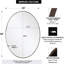 Miroir de salle de bain Kaitlee Cadre en acier inoxydable-1729450624-1729450638-1714574052