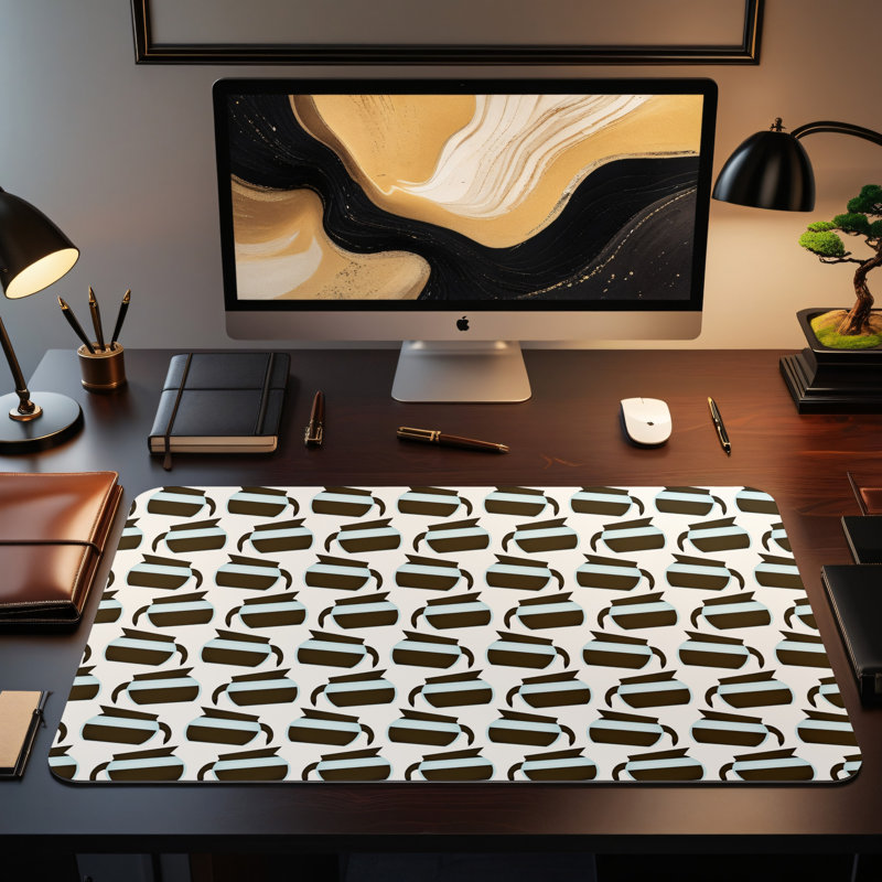 Polyester Desk Pad, 14.4x12.1