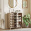 Armoire à chaussures avec armoire à 5 niveaux et 5 tablettes ouvertes, -647025796