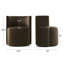 Chaises d'appoint tonneau en velours avec roulettes-406038455