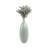 Contemporary Pottery Flower Vase Accent for Home Decor - Minimalist Tall Vase for Living Room, Table, and Entryway Styling - 21", Green