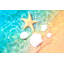 «Mccutchen Relax with Starfish and Shells at the Beach», impression sur toile tendue-459029300