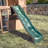 Cliffbrook Wooden Outdoor Two-Story Playhouse with Slide