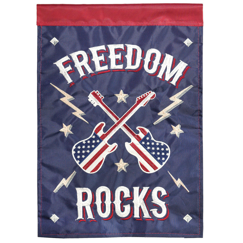 Drapeau de jardin en polyester 1 pi 6 x 1 pi Cleverly