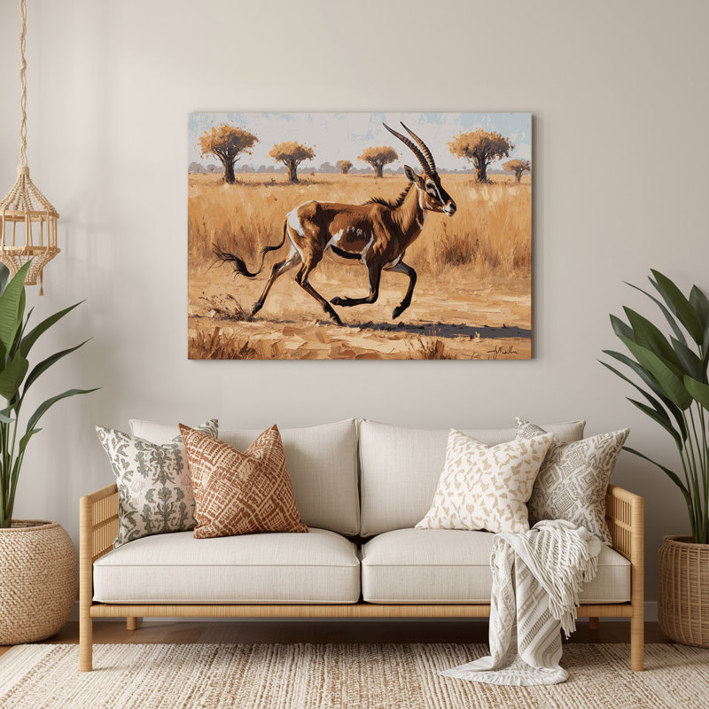 Faune sauvage, art mural en métal brun, H 12 po x l 18 po