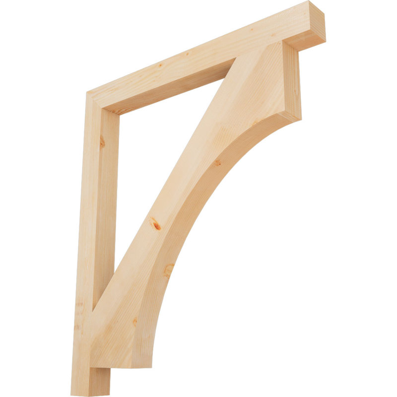 Support Westlake Block, Cèdre rouge de l'Ouest (lisse), H 48 po x l 3,5 po x P 42 po