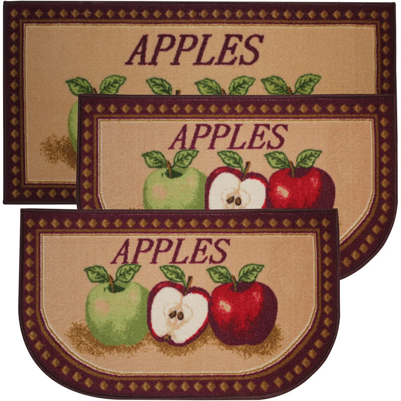 Ensemble de tapis de cuisine 3 pièces Zaytoune