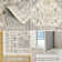 Medallion Non Slip Washable Rug(Beige)