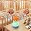 Machine à bruit blanc pour bébé et adulte dormant avec veilleuse | App Télécommande, détection de pleurs d'IA, 100 sons apaisants, générateur de routine, cadeau de douche 360 ° RVB pour enfants