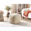 Joziah 45cm Wide Square Abstract Pouffe Ottoman