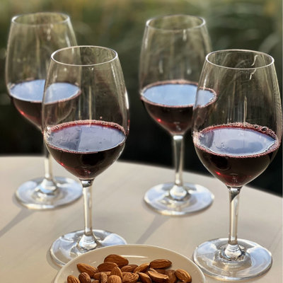 Plastic Wine Glasses Set Of 4 (20oz), Bpa Free Tritan Wine Glass Set, Unbreakable Red Wine Glasses, White Wine Glasses