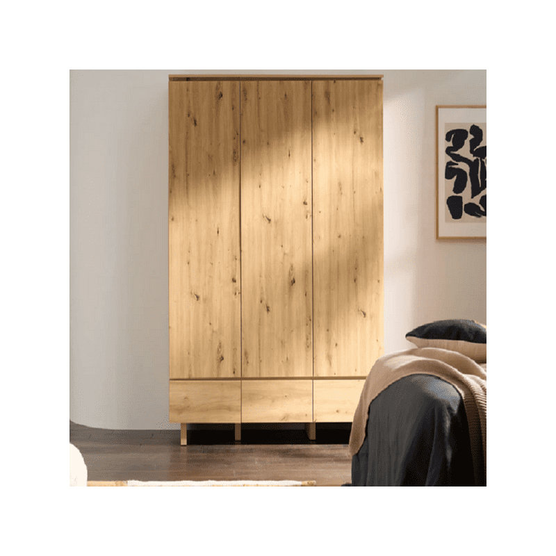 Monsey Solid Wood Wardrobe