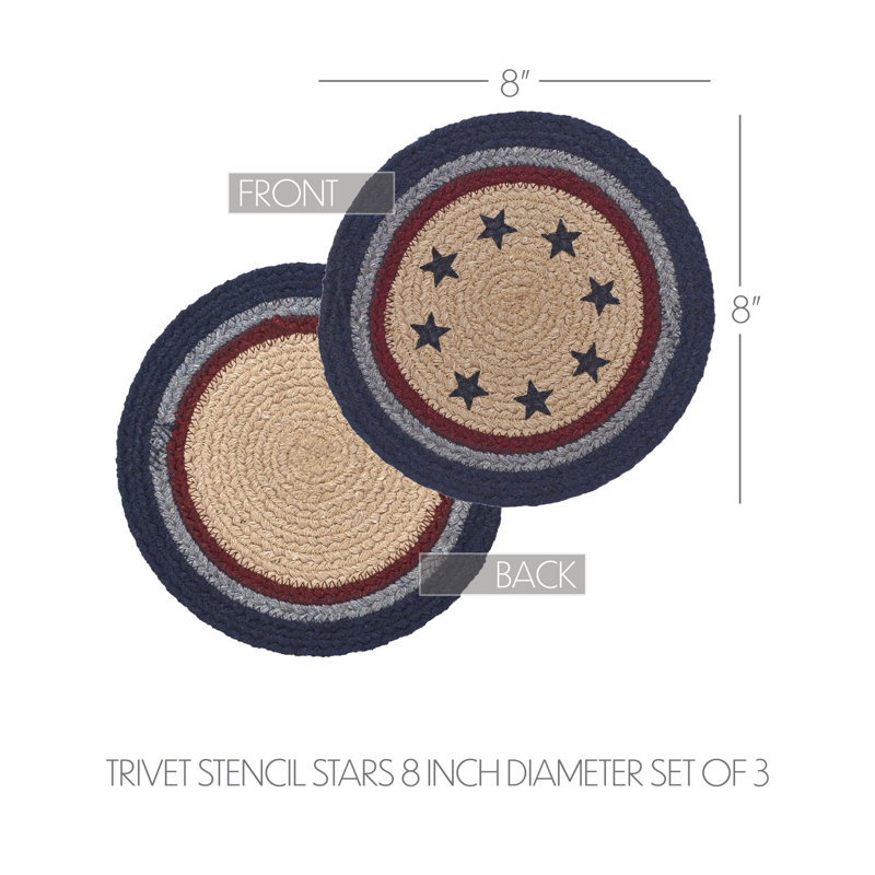 Round 3 Piece Trivet Set