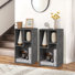 Petite armoire de rangement à 3 cubes avec 3 tablettes ouvertes (ensemble de 2)