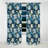 Azure And Green Canopy Tropical Pattern V - Floral Curtain - Blackout Curtain - 1 Panels-107545718