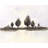 Braided Polyester Placemats Set of 4 - Abstract Trees Design