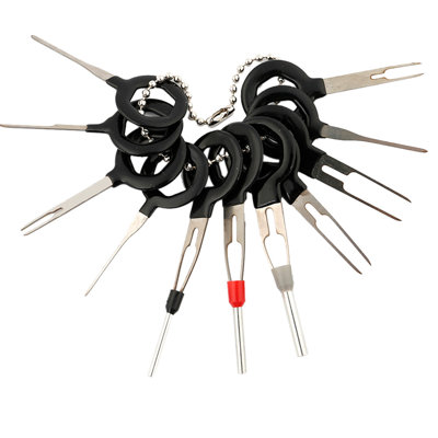 Extracteur d'aiguille 11Pcs Outil de retrait de borne de fil de voiture Outils de extracteur de broche de connecteur de câblage