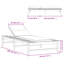 Chaise longue inclinable 78,7 po en acacia avec coussins 78,7 po-703411569