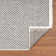 Textured Fringed Area Rug
