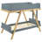 Anky Twin Size Bunk Bed, Wood Frame, 3 Side Panel Security-99895725