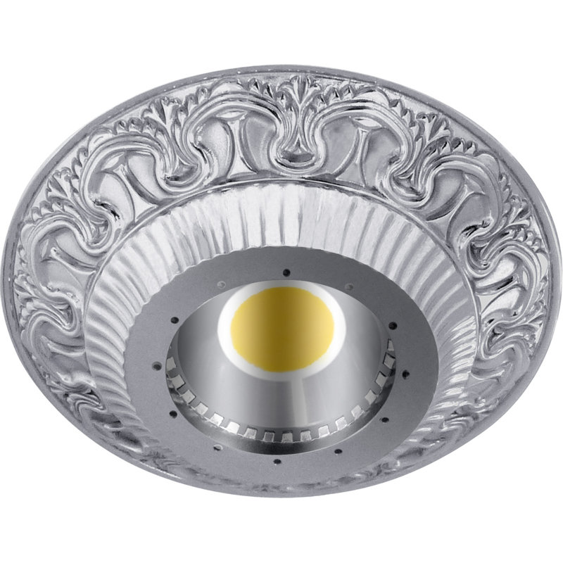 Flynt 7cm Decorative Recessed Trim, Silver