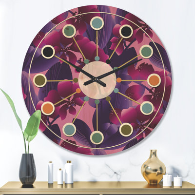 Horloge murale Orchid Blossom