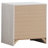 Coastal White 2 - Drawer Nightstand For Bedroom, Matte Dark Bronze Handles Add Sophistication, 16.5 Inches Deep In White, Modern Style Bedroom Organization, 23.5h X 16.5d-1327627733