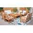 Pylant Acacia 8 - Person Patio Conversation Set with Cushions