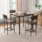 Lotte Square Patio Dining Set-217708373-265438091
