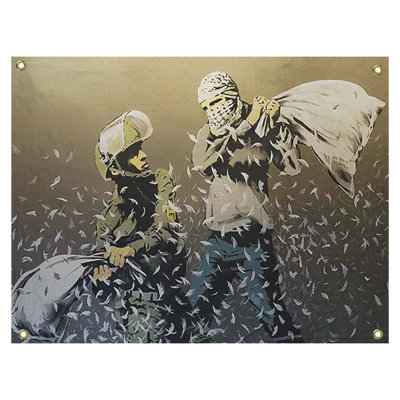Tapisserie de combat de coussin en polyester