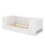 Lit de jour simple avec accoudoirs de rangement, lit gigogne et station de charge-107087612