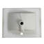 Plateau de meuble-lavabo en céramique 24 po, P 24 po x l 18,3 po x H 6,7 po, blanc brillant (seulement le lavabo) (n'inclut que le lavabo de salle de bain)